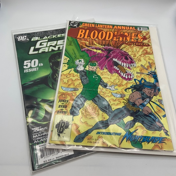 DC Comics Green Lantern Bloodlines & Blackest Night Comic Books - Set of 2! - Picture 7 of 7